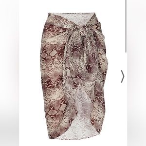 Monday Swimwear Mykonos Sarong - Snake